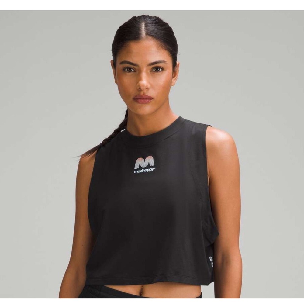 Lululemon‎ x Madhappy All Yours Crop Tank Top Black Women's